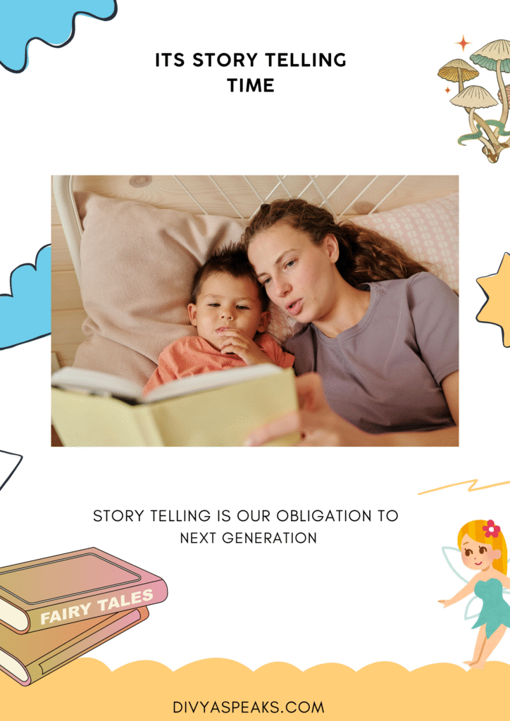 Story Telling, one Of Educational Activities for Kid to improve creativity and cognitive skills